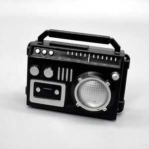 VTG Mattel FLAVAS Doll Realistic Boombox Radio Cassette for Barbie Diorama 2003